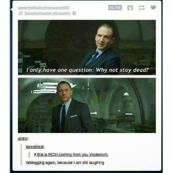 tansu-sherlocked:  Only one can live forever.  #voldemort #bond