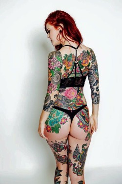 Beautiful Tattooed Woman