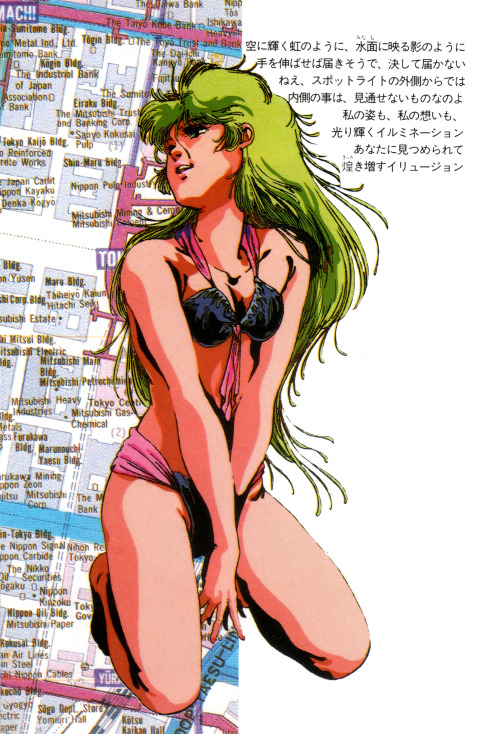 animarchive:    Eve from Megazone 23 - illustration by Haruhiko