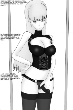 thematriarchyproductions:  Second half of femdom comic “Below”.