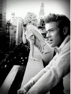 brindille-pictures:  Marilyn Monroe and James Dean