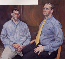 artist-freud: Two Brothers from Ulster, Lucian Freud  Medium: