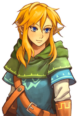 terranoie:  Doodle based off of Link from the upcoming LoZ on
