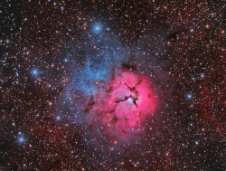just–space: Trifid Nebula aka M20  js 