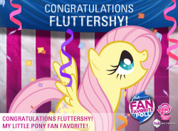 a-whole-kind-of-wonderful:  Congratulations to Fluttershy for