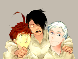 justchrissyboy: redrew a screencap from yakusoku no neverland