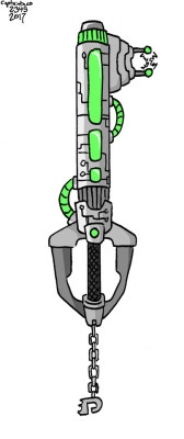 captaintaco2345:I made another Keyblade. This one is based on