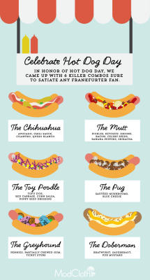 modcloth:  Happy National Hot Dog Day! Behold, 6 must-try frankfurter