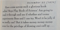 rhube:  prairie-homo-companion:  this is from a real diary by