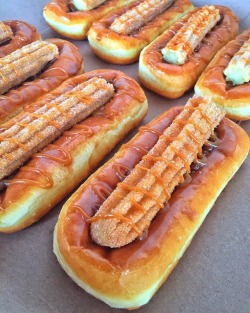 dailycravings: Churro Donuts From Pink Box Doughnuts in Las Vegas