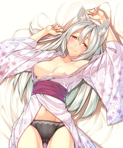 nocatgirlsnsfw:  No Catgirls Here NSFW  Artist: Uyu (keyakinoki)