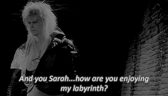 peachyjareth:  And you Sarah…how are you enjoying my labyrinth?