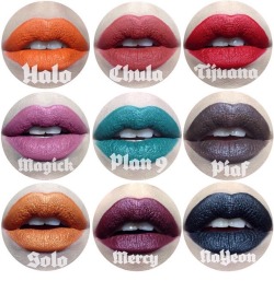 sephora-obsessed:  primeyourlife:  Kat Von D new lipstick shades