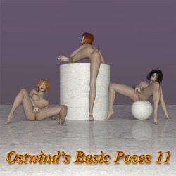 Ostwind has more for your ladies solo poses! 80 erotic poses for Genesis 3 Female plus Genesis 8 Female! Compatible in Daz Studio 4.9 &hellip;check that link for all the extras! Simple Poses 11  http://renderoti.ca/Simple-Poses-11