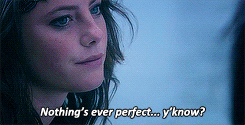 jamescookjr:  Katie: Why are you being so nice to me?Effy: Life’s