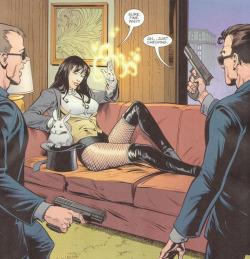 marvel-dc-art:  Zatanna #4 (2010)pencil by Chad Hardin / ink