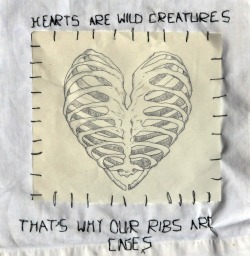 coltre:  Hearts are wild creatures.That’s why our ribs are