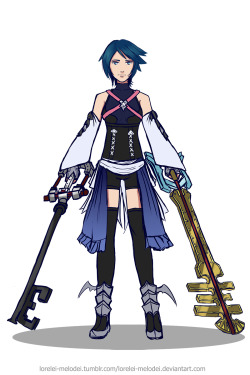lorelei-melodei:What if Aqua goes to the keyblade graveyard and