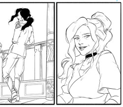 prom-knight: Unrelated panels, but good faces I liked while going