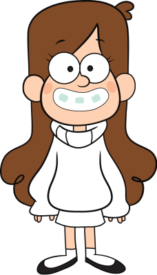axelshairrocks:  Mabel wearing a sweater that matches your blog.[x]