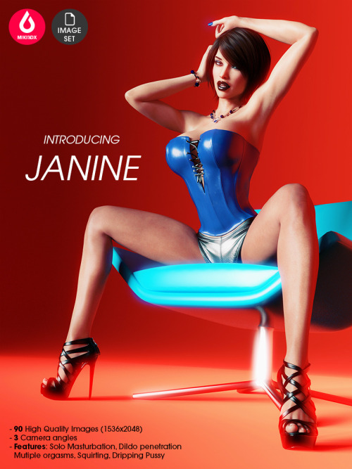  Let me introduce Janine, posing for you on her first photo shoot, watch her getting hot shot after shot…  	The package includes- Number Of Images: 90  	- Image Size: 1536x2048 	- Image Format: PDF  	Features- Solo masturbation 	- Dildo penetration