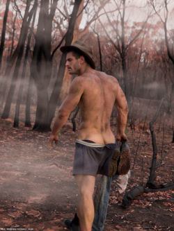 I’d follow him into the woods.