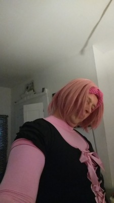 sissysluthouse:My Tumblr is @pinkswtr1 and I am a sissy faggot.