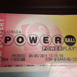You cant win if you dont play. We shall see what happens! #powerball