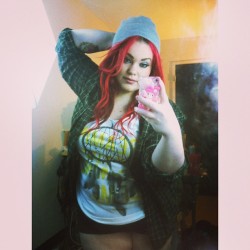 shannahxo:  #dreamcatcher #flannel #redhead #chubbybunny