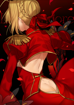 krkcts: ・fan art Fate/EXTRA Last Encore：ネロ・クラウディウス