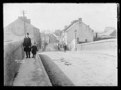 back-then:  Bridge end, Strabane c. 1910  Source: Public Record