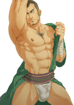 bara-butts:  by JO on pixiv  Better &amp; Better! #yaoi #hardyaoi #bara nsfw