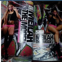 Be sure to catch @whoameilah in this months @dymezloungemag  and also be ready to see the jaw dropping issue of @trapinkmagazine MILF issue  featuring her both amazing magazine feature her Texas curves photographed by @photosbyphelps  #glam  #graffiti
