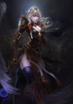 warcraft-art-gallery: Blood Elf Paladin  [Artist: 法师十三