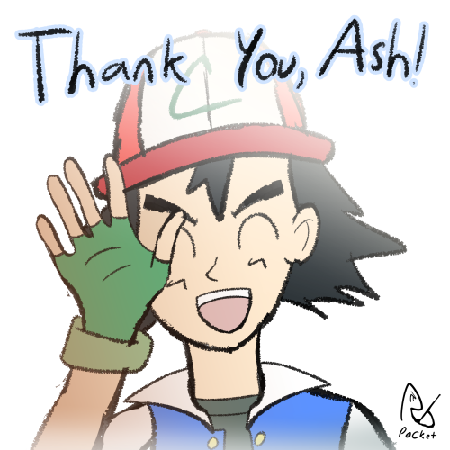 pocket-illust:  rushed drawing of Ash Ketchum  