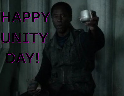 #the100 Fun Fact: October 1st is Unity Day! How will you celebrate