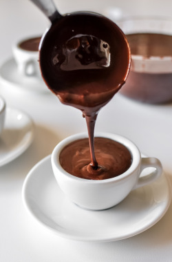 fullcravings:  Sanguinaccio aka Neapolitan Chocolate Sauce