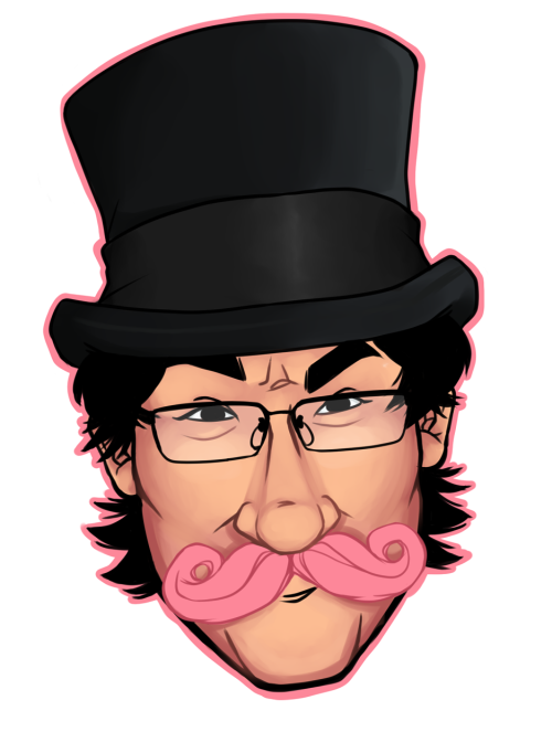onewshiba:  Decided to finally draw a Warfstache!!I almost wanna make this a sticker
