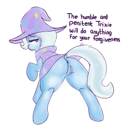 wickedsilly:  The humble and submissive Trixie.   ;9
