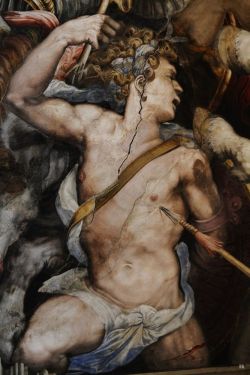 Detail. fresco. Giulio Romano. Italian. 1499-1546.