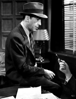 Humphrey Bogart in The Big Sleep, 1946