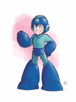 it8bit:  Mega Man Sketch Created by Ryan Gilleece