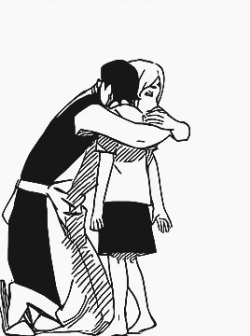 fuckyeahsasusaku:❝ You’re crushing me, mom. ❞