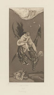 amare-habeo:  Max Klinger (German, 1857 – 1920) Seduction (Verführung),