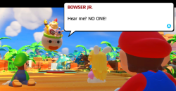 it-started-to-rain:  Bowser (who’s on vacation in this game)