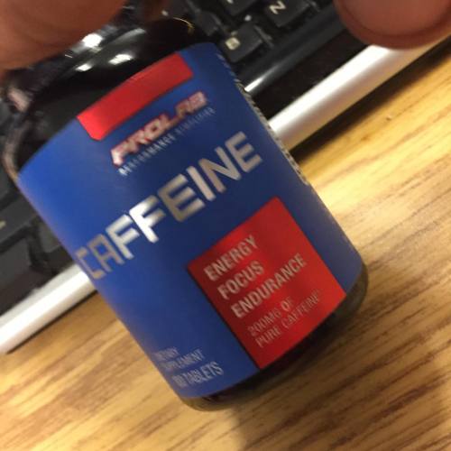 I’m awake god damn it……  2 pills and I’ll be good lol #caffeine #photosbyphelps