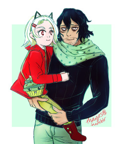 thayes: a fashionable dadzawa and eri this is for @all-might-long