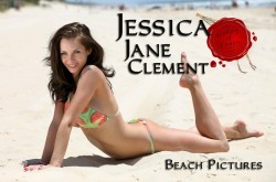 thebhabhis:  BIG BOOBY Hot Babe Jessica Jane Clement Beach PicturesClick