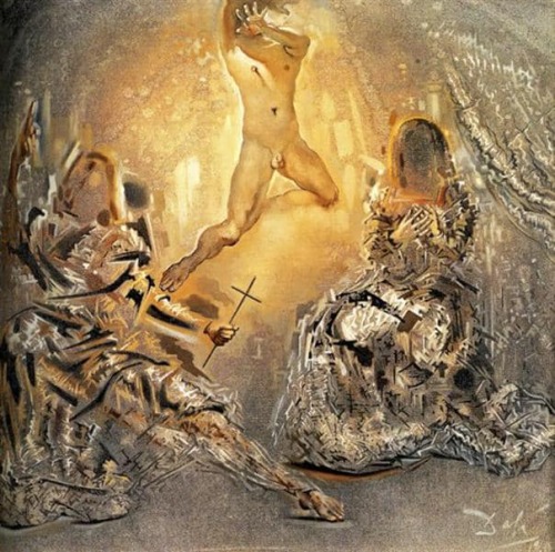 Salvador Dalí. The Trinity. Study for the Ecumenical Council.