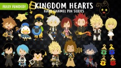 djfatchip:  Kingdom Hearts Character - Hard Enamel Pin QuickstarterBy